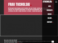 frautucholski.de Webseite Vorschau