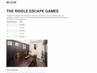 riddle-escape.ch Webseite Vorschau