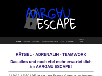 aargau-escape.ch Webseite Vorschau