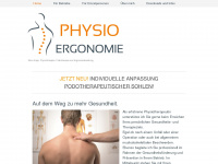 physio-ergonomie.at Webseite Vorschau