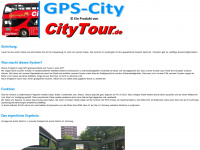 gps-city.de Webseite Vorschau