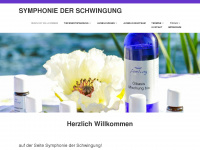 symphoniederschwingung.com Webseite Vorschau