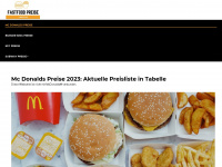 fastfoodpreise-info.de Webseite Vorschau