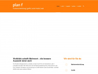 plan-f.ch Webseite Vorschau