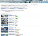 gletschervergleiche.ch Webseite Vorschau
