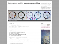 kunstblaetter.wordpress.com Webseite Vorschau
