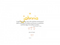 jahnna.org Webseite Vorschau