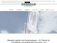 wessels-logistik.de Webseite Vorschau