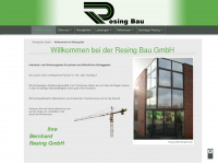 resing-bau.de Webseite Vorschau