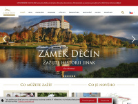zamekdecin.cz Webseite Vorschau