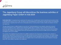jagenberg-paper.com Webseite Vorschau