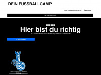 dein-fussballcamp.de Webseite Vorschau