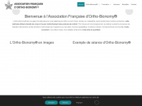 ortho-bionomy.fr Webseite Vorschau