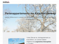 kirschbluetenappartements.at Webseite Vorschau