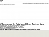 kunst-und-natur.de Webseite Vorschau