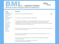 bml-laboratorien.de Webseite Vorschau
