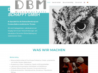 die-dbm.de Webseite Vorschau