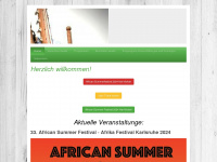 africansummerfestival.de Webseite Vorschau