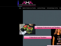 aha-printshop.de Webseite Vorschau