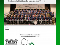 stadtkapelle-lauchheim.de Webseite Vorschau