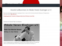 aikido-esslingen.de Webseite Vorschau
