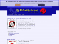 aikido-tsg-stuttgart.de Webseite Vorschau