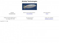 airship-technologies.de Webseite Vorschau