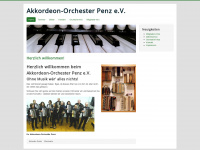 akkordeon-orchester-penz.de Webseite Vorschau