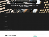 akkordeon-orchester-pfullingen.de Webseite Vorschau