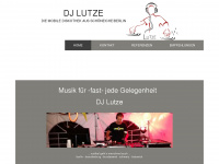 dj-lutze.de Webseite Vorschau