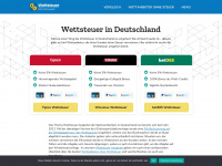 wettsteuer-deutschland.com Webseite Vorschau