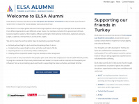 elsaalumni.org Webseite Vorschau