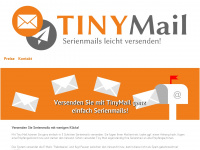 tiny-mail.de Webseite Vorschau