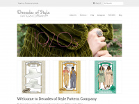 decadesofstyle.com Webseite Vorschau