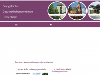 evangelisch-heidenheim.de Webseite Vorschau