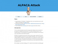 alpaca-attack.com Webseite Vorschau