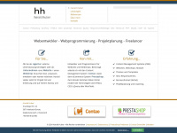 harald-huber.com Webseite Vorschau