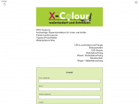 x-colour.de Webseite Vorschau