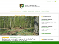 alzey-land.info Webseite Vorschau