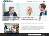 projektmanagement-plattform.de Webseite Vorschau