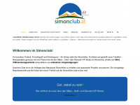 simonclub.at Webseite Vorschau