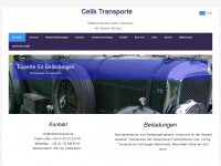 celiktransporte.com Webseite Vorschau