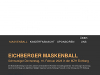eichbergermaskenball.ch Webseite Vorschau