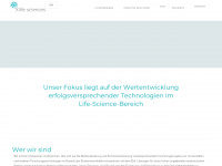 xlifesciences.ch Webseite Vorschau