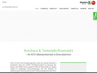 autoservice-rosendahl.de Webseite Vorschau