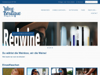wineboutique.ch Webseite Vorschau