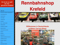 rennbahnshop-krefeld.com Webseite Vorschau