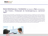work-in-app.de Webseite Vorschau