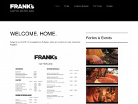 franks-coffee.de Webseite Vorschau