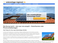 solaranlage-regional.de Webseite Vorschau